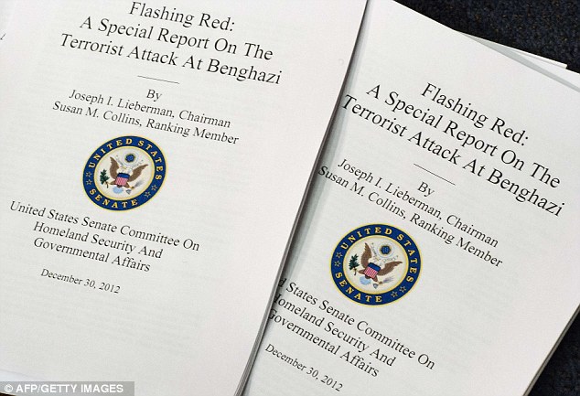 Senate Homeland Security Committee Flashing Red: A Special Report On The Terrorist Attack At Benghazi December 31, 2012