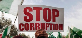 pakistan stop corruption sign