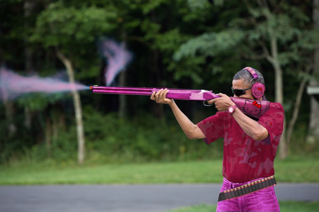 obama skeet hello kitty