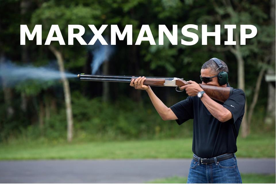 obama skeet marxmanship