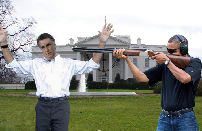 obama skeet romney