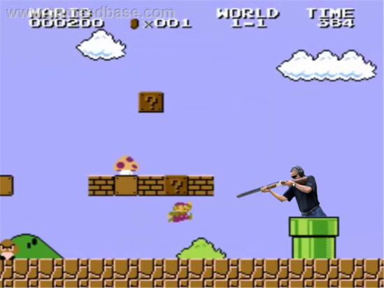 obama skeet shooting super mario brothers