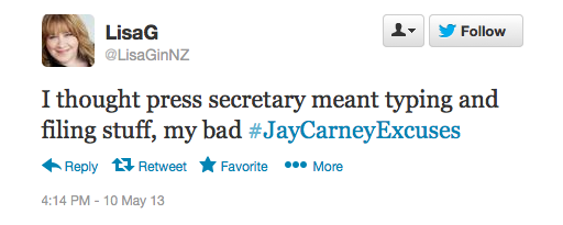 #JayCarneyExcuses