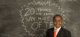 Kid President 20 Things We Should Say More Often YouTube SoulPancake Soul Pancake Happy Thanksgiving Day turkey corndog young Obama barbecue sauce shirt i don't know thank you something nice let's dance