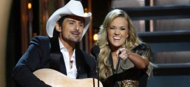 Brad Paisley and Carrie Underwood perform sing duet mock mocking mocked skewer hilarious awesome parody spoof satire hit ode watch Obamacare by Morning at 47th Annual CMA Awards November 6, 2013 Country Music Association ABC Reuters