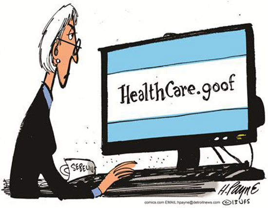 Obamacare Healthcare Dot Goof Hilarious Political Cartoons