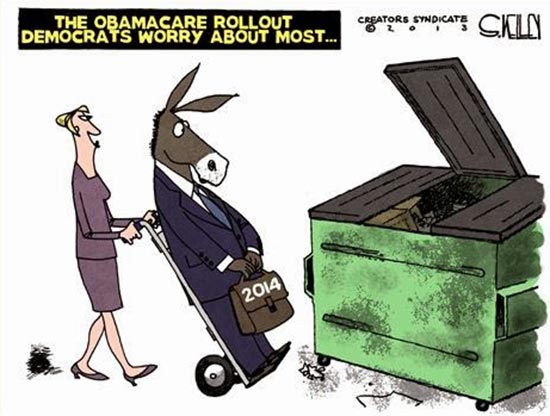 Obamacare Rollout Democrats Worry About Most Hilarious Political Cartoons