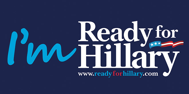 I'm Ready for Hillary 2016 Bumper Sticker