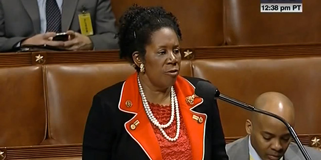 Sheila Jackson Lee (D-TX) black Democrat Democratic Congresswoman Representative fail thinks claims the U.S. Constitution is 400 years old 1787 United States document American history Washington Free Beacon Texas