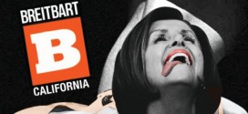 Breitbart California posters poster Nancy Pelosi twerking Miley Cyrus tongue hanging out of her mouth Sabo Photoshop Photoshopped Photoshopping Photoshops Photoshopper subversive provocative L.A. Los Angeles street art campaign guerrilla gross undignified foul offensive disrespectful tasteless signal box signal boxes lampposts lamp posts streets Unsavory Agents conservative liberal Democrat Democrats Republican Republicans DNC RNC political parties politics launch new division team wing rightwing right-wing right leftwing left-wing left leftist left-leaning Progressive Socialist