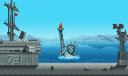 Kim Jong-un video game Glorious Leader Statue of Liberty Boss Fight