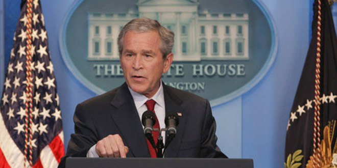 Megyn Kelly airs President Bush Bush's "frighteningly accurate" 2007 Iraq War warning assessment prediction July 12, 2007 7/12/07 7/12/2007 video clip press conference address speech White House Fox News host "The Kelly File" Thursday September 4, 2014 9/4/14 9/4/2014 episode edition installment troop pull out dangerous invasion Al Qaeda military forces terrorists terrorism War on Terror