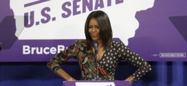 Michelle Obama confuses Bruce Braley With ‘Bruce Bailey’ Iowa campaign campaigning Democrat Democratic candidate Senator Senate race Iowa Votes Rally Friday, October 10, 2014 Drake Fieldhouse Des Moines, IA retiring Tom Harkin