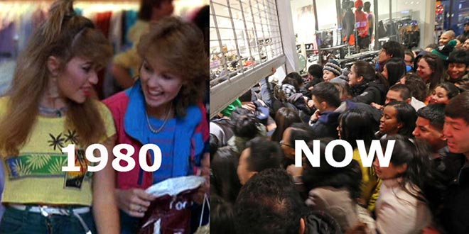 Black Friday 1983 vs. NOW – People vs. Animals YouTube video On Point Preparedness consumer consumerism society civil civility chaos selfish crazy people material culture