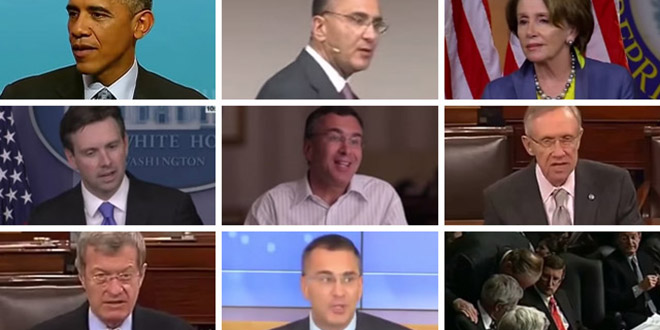 Grubergate video compilation montage edit Jonathan Gruber charade continues lies deception pass Obamacare architect President Obama House Minority Leader Speaker Nancy Pelosi White House Press Secretary Josh Earnest