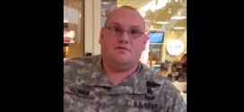 Stolen Valor Fake Army Ranger Sean Yetman Called Out by Real Army Vet veteran Ryan Berk Black Friday 2014 Oxford Valley Mall Langhorne Pennsylvania uniform Staff Sergeant badges military service armed forces Philadelphia area Guardian of Valor